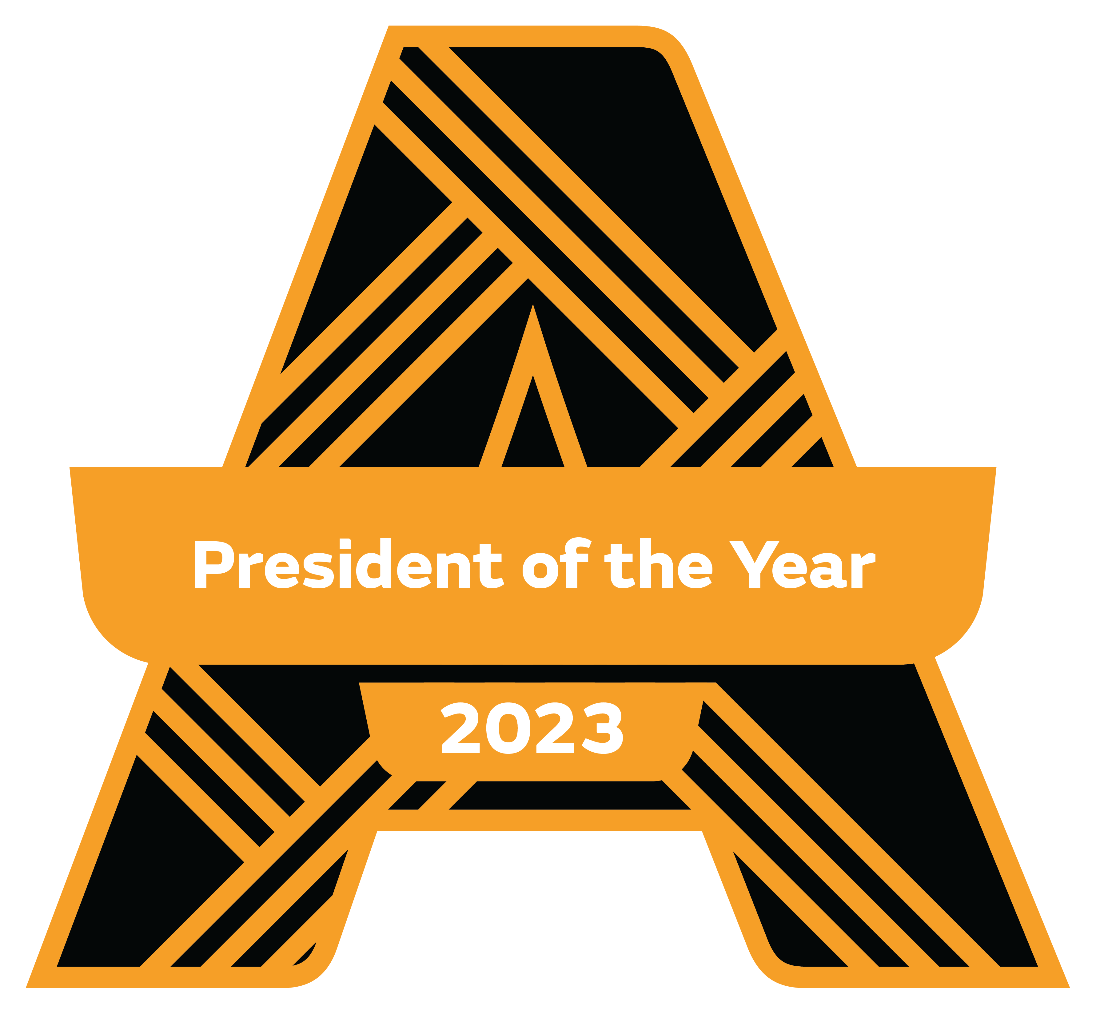 KCLSU President of the Year 2023 award badge